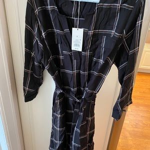 NWT a new day plaid shirt dress